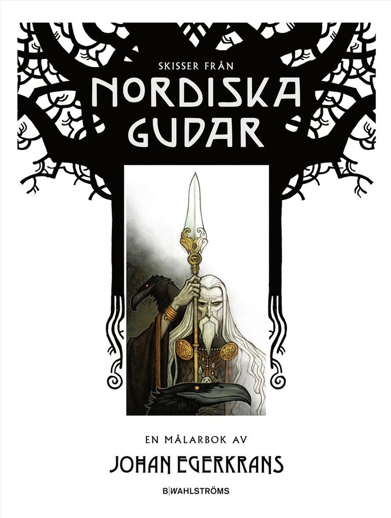 Johan Egerkrans - Skisser från Nordiska gudar : en målarbok av Johan Egerkrans, Häftad