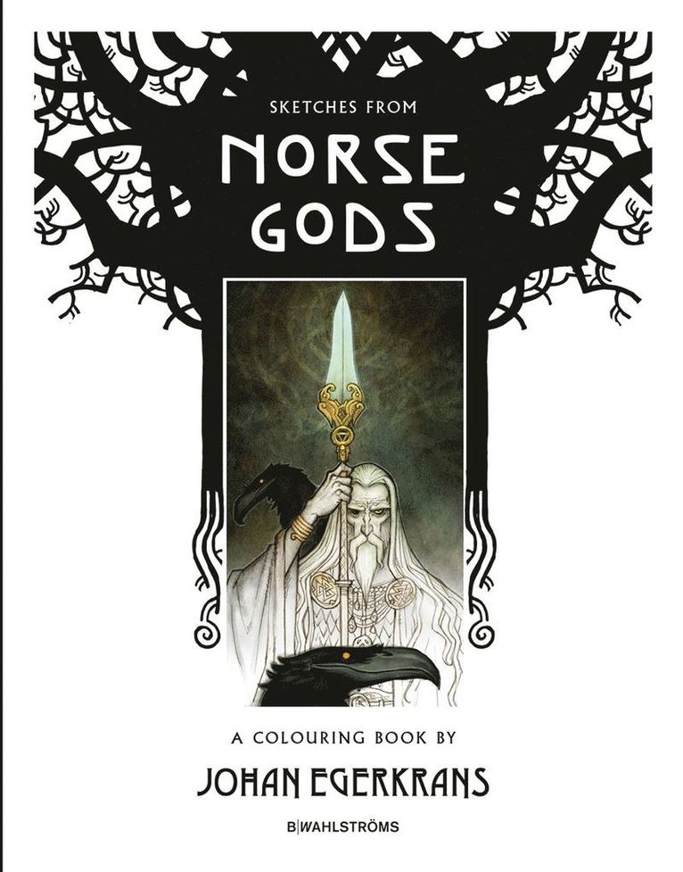 Sketches from Norse Gods - A Colouring Book 1