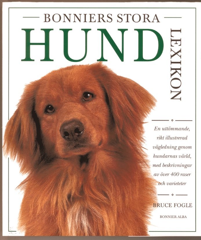 Bruce Fogle - Bonniers stora hundlexikon, Kartonnage