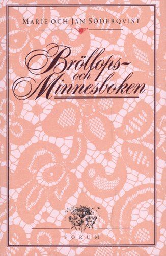 Marie Söderqvist, Jan Söderqvist - Bröllops- och minnesboken, Kartonnage