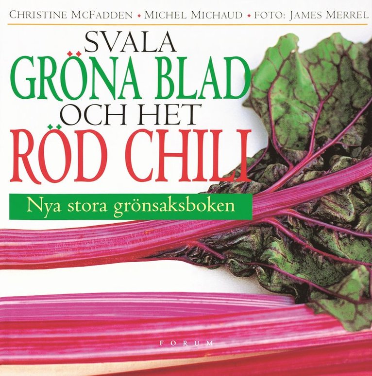 Svala gröna blad och het röd chili
