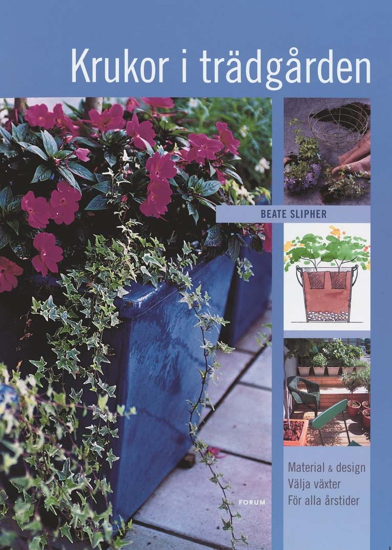 Krukor i trädgården