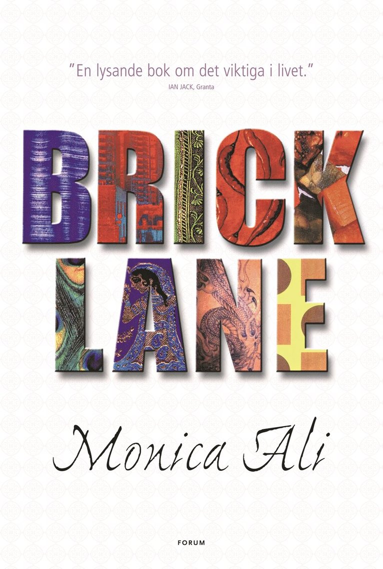Monica Ali - Brick Lane, Kartonnage