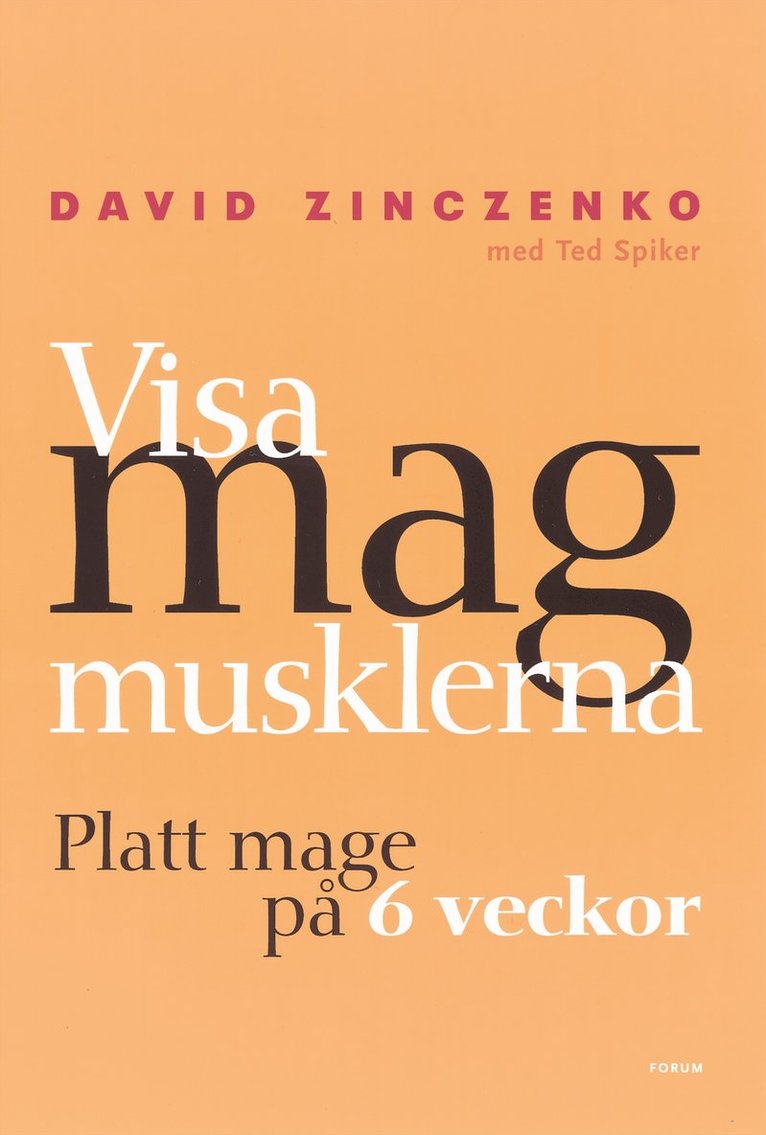 Visa magmusklerna : platt mage på 6 veckor