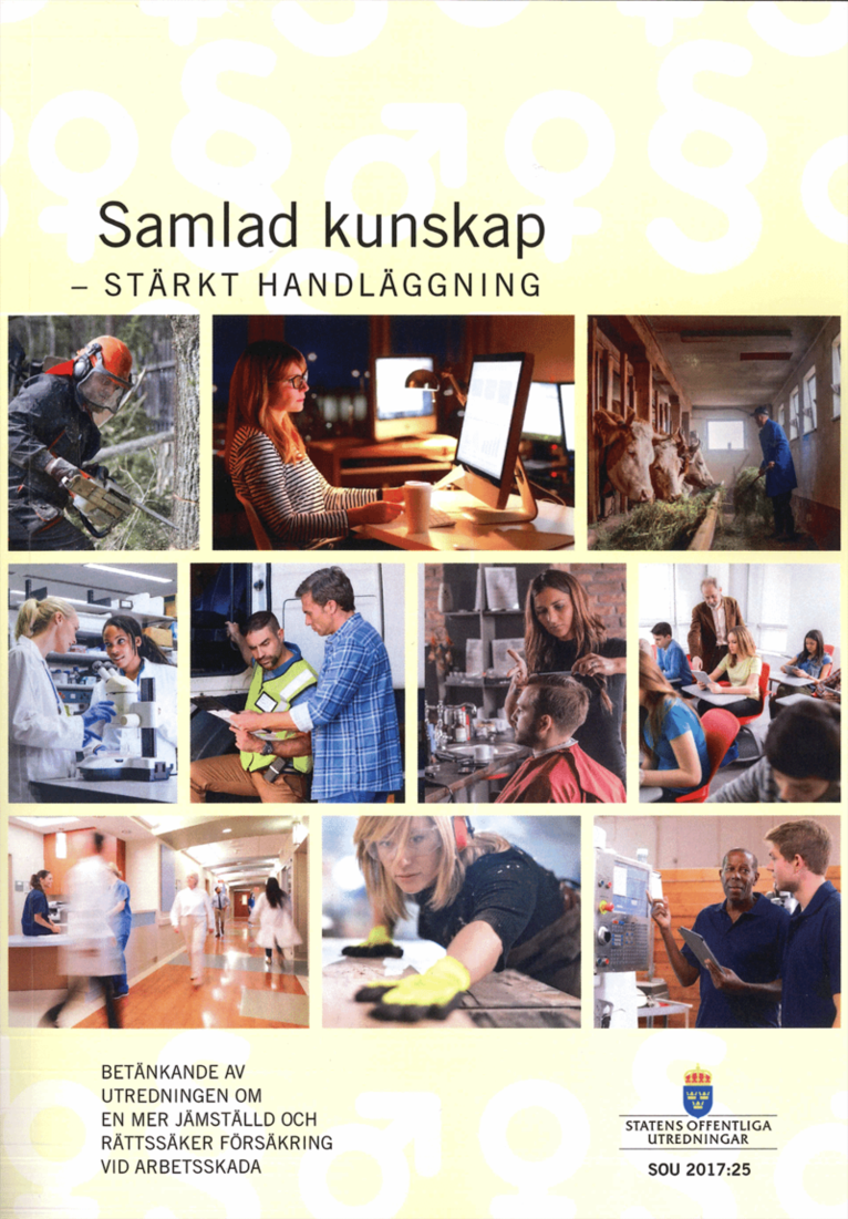 Socialdepartementet - Samlad kunskap - stärkt handläggning. SOU 2017:25. : Betänkande från Utredningen om en mer jämställd och rättssäker försäkring vid arbetsskada, Häftad