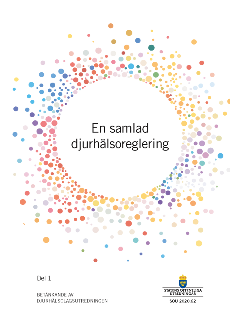 En samlad djurhälsolagstiftning (Del 1 och del 2). SOU 2020:62 : Betänkande från Djurhälsolagsutredningen (N 2018:06), Häftad