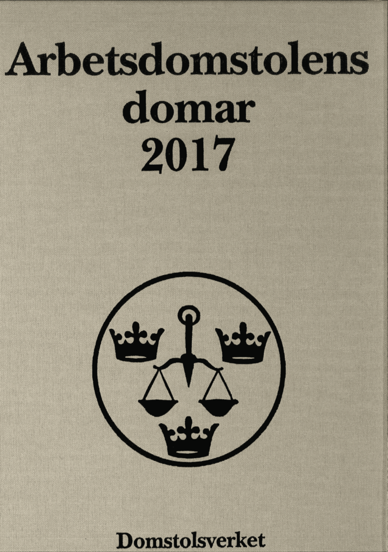 Arbetsdomstolens domar årsbok 2017 (AD) 1