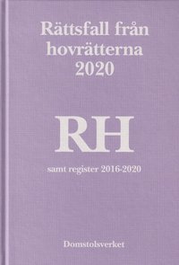 bokomslag Rättsfall från hovrätterna. Årsbok 2020 (RH)