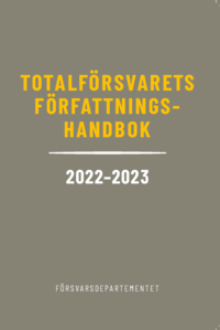 bokomslag Totalförsvarets författningshandbok 2022/23