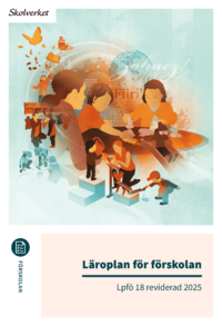 bokomslag Läroplan för förskolan Lpfö 18 reviderad 2025