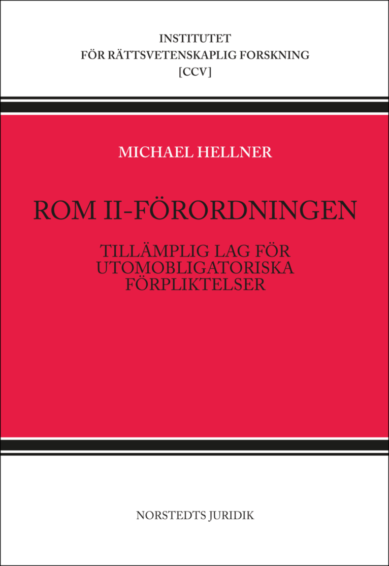 Rom II-förordningen : tillämplig lag för utomobligatoriska förpliktelser