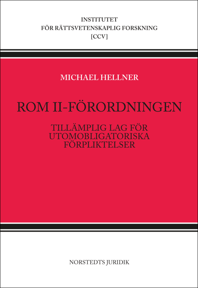 Rom II-förordningen : tillämplig lag för utomobligatoriska förpliktelser 1