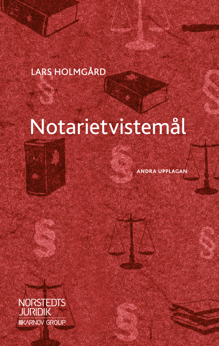 Lars Holmgård - Notarietvistemål, Häftad