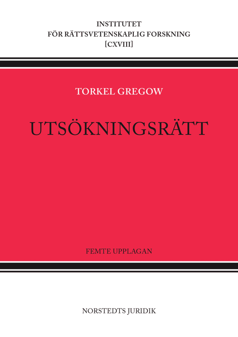 Torkel Gregow - Utsökningsrätt, Häftad
