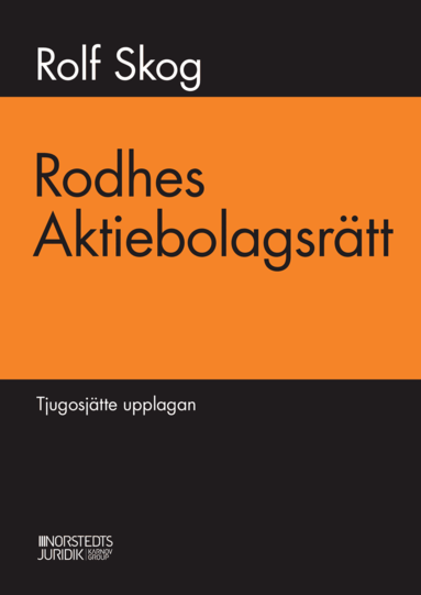 Knut Rodhe, Rolf Skog - Rodhes aktiebolagsrätt, Häftad