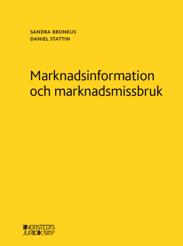 Marknadsinformation och marknadsmissbruk 1