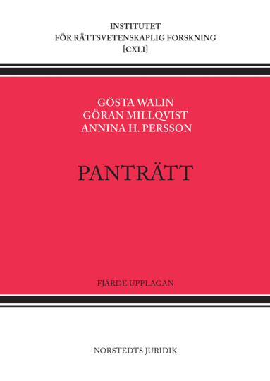 Gösta Walin, Göran Millqvist, Annina H. Persson - Panträtt, Häftad
