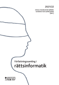 bokomslag Författningssamling i rättsinformatik : 2021/22