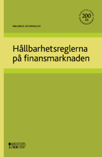 bokomslag Hållbarhetsreglerna på finansmarknaden