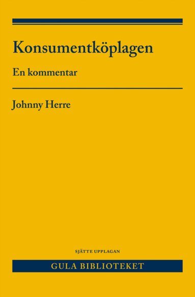 Johnny Herre - Konsumentköplagen : en kommentar, Inbunden