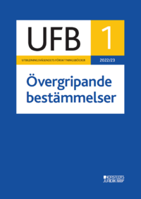bokomslag UFB 1 Övergripande bestämmelser 2022/23