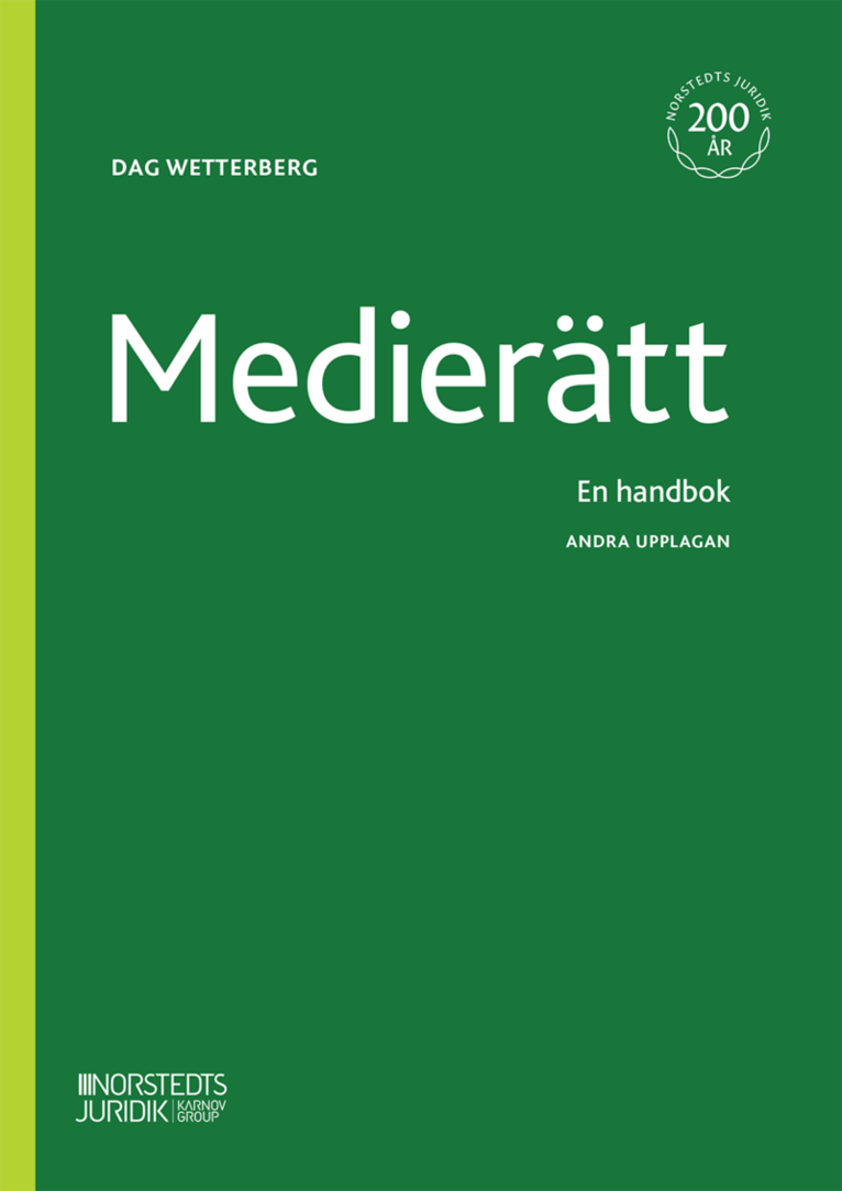 Medierätt : en handbok 1