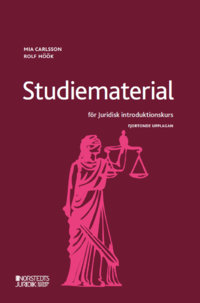 bokomslag Studiematerial för Juridisk introduktionskurs
