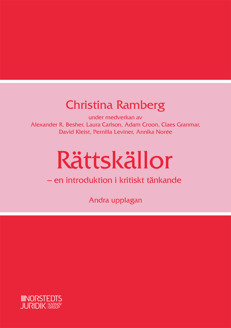 Rättskällor : en introduktion i kritiskt tänkande 1