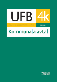bokomslag UFB 4 K kommunala avtal 2023/24