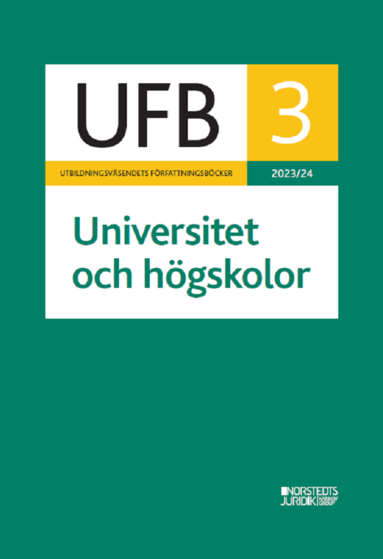bokomslag UFB 3 Universitet och högskolor 2023/24