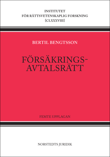 bokomslag Försäkringsavtalsrätt