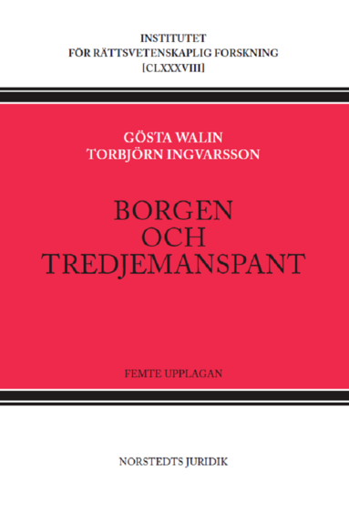 bokomslag Borgen och tredjemanspant