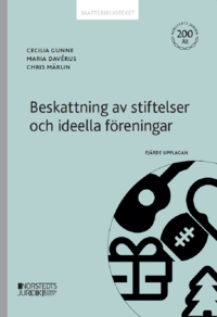 bokomslag Beskattning av stiftelser och ideella föreningar