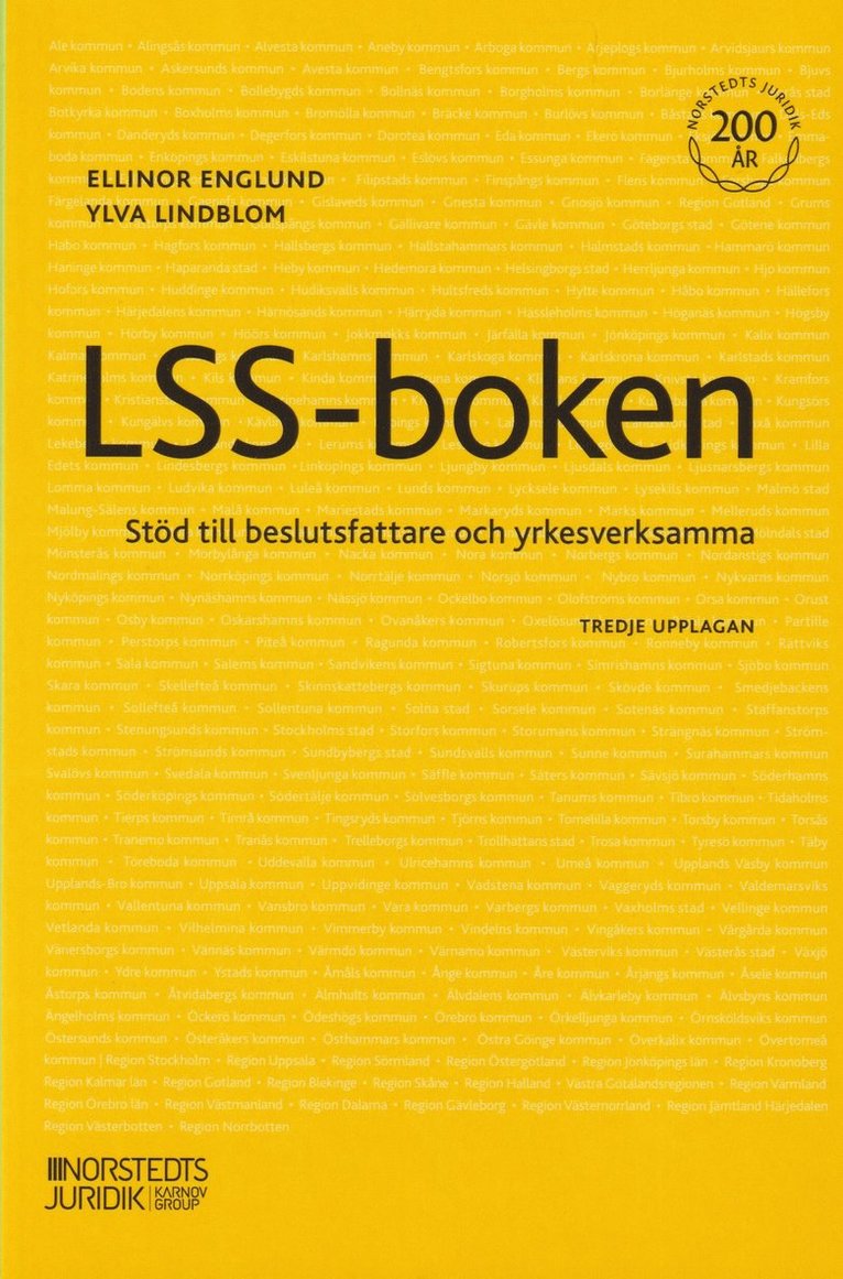 LSS-boken : stöd till beslutsfattare och yrkesverksamma 1