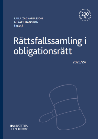 bokomslag Rättsfallssamling i obligationsrätt : 2023/2024