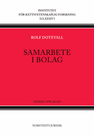 Rolf Dotevall - Samarbete i bolag : om personbolag, Häftad