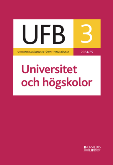 bokomslag UFB 3 Universitet och högskolor 2024/25