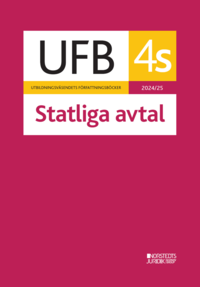 bokomslag UFB 4 s Statliga avtal 2024/25