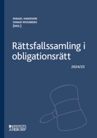 bokomslag Rättsfallssamling i obligationsrätt : 2024/25