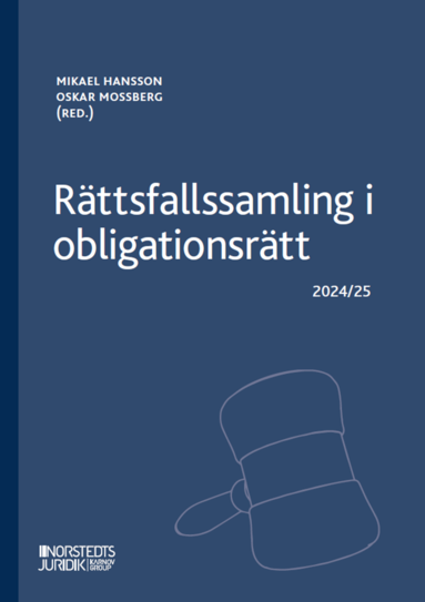 bokomslag Rättsfallssamling i obligationsrätt : 2024/25