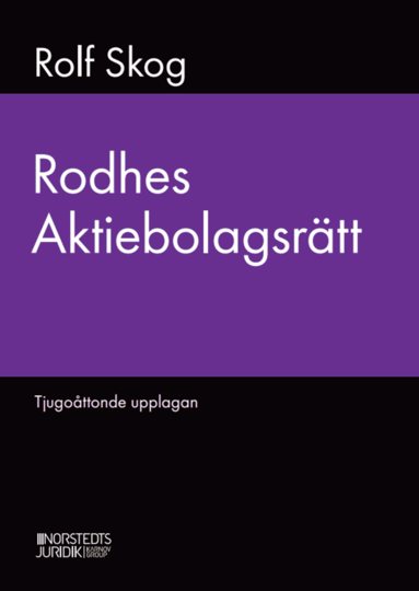 Rolf Skog - Rodhes aktiebolagsrätt, Häftad