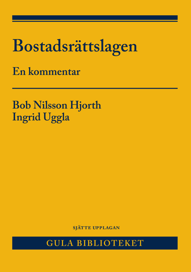 Bostadsrättslagen : en kommentar 1