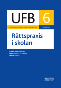 bokomslag UFB 6 Rättspraxis i skolan 2019/20