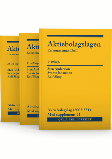 Sten Andersson, Svante Johansson, Rolf Skog - Aktiebolagslagen : en kommentar, Häftad