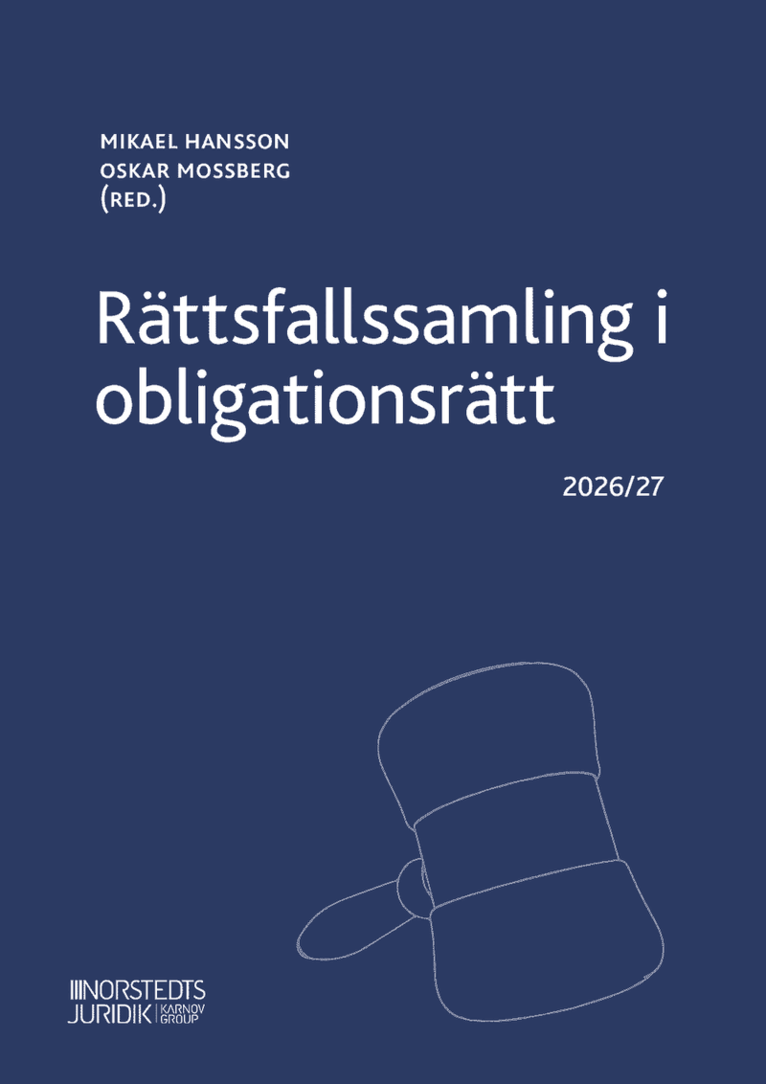 Mikael Hansson, Oskar Mossberg - Rättsfallssamling i obligationsrätt, Häftad