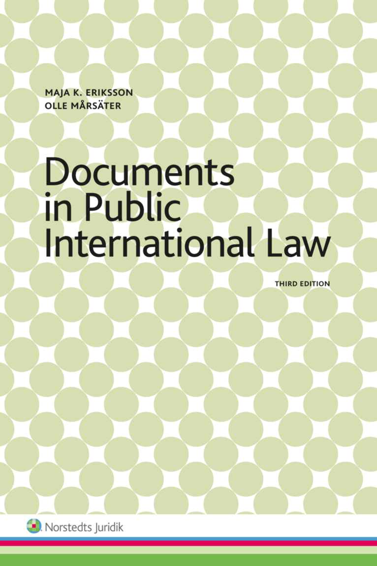 Maja K. Eriksson, Olle Mårsäter - Documents in Public International Law, Häftad