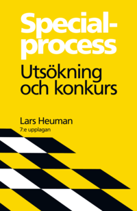 bokomslag Specialprocess : utsökning och konkurs