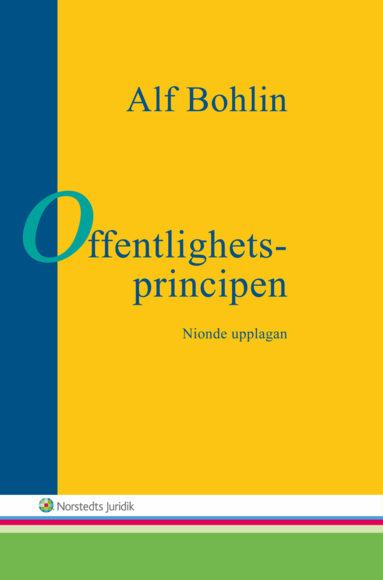 Alf Bohlin - Offentlighetsprincipen, Häftad