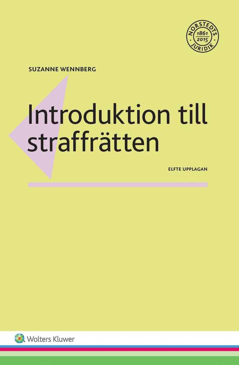 Suzanne Wennberg - Introduktion till straffrätten, Häftad