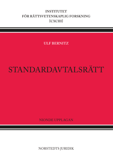 Ulf Bernitz - Standardavtalsrätt, Häftad